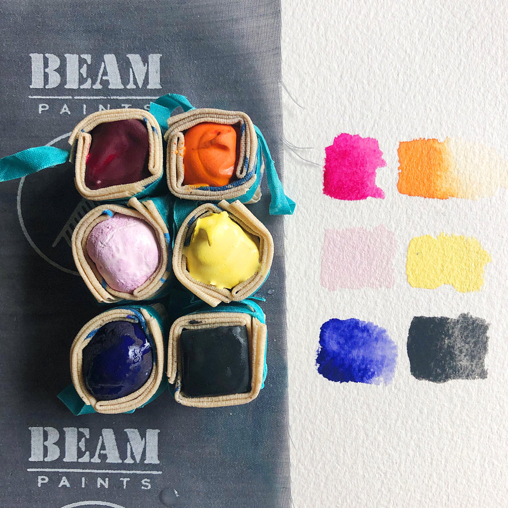 Beam Paints, Spectrum Watercolor Birch Mini Cookie Palette